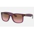 JUSTIN CLASSIC
Lenses: Brown Gradient  +  Frame: Transparent Violet