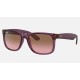 JUSTIN CLASSIC
Lenses: Brown Gradient  +  Frame: Transparent Violet