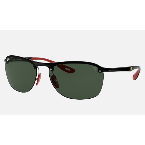 RB4302M SCUDERIA FERRARI COLLECTION
Lenses: Green Classic  +  Frame: Black