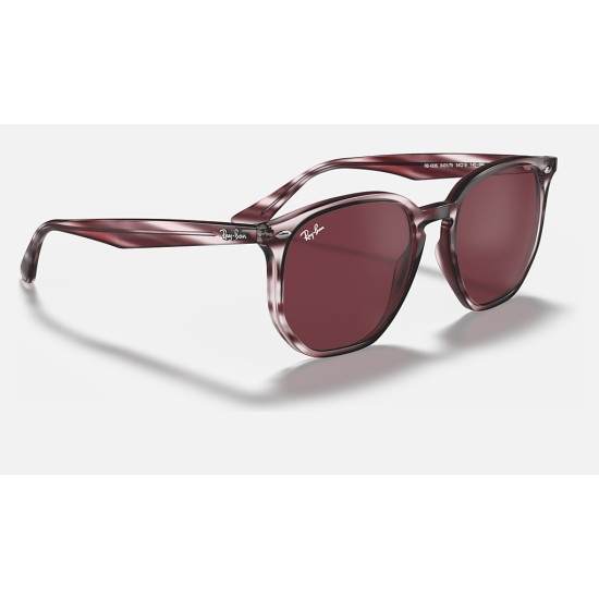 RB4306
Lenses: Dark Violet Classic  +  Frame: Striped Bordeaux Havana