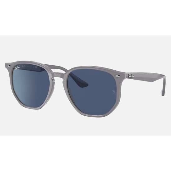 RB4306
Lenses: Dark Blue Classic  +  Frame: Grey