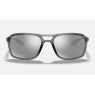 RB4329M SCUDERIA FERRARI COLLECTION
Lenses: Grey Mirror  +  Frame: Transparent Grey