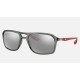 RB4329M SCUDERIA FERRARI COLLECTION
Lenses: Grey Mirror  +  Frame: Transparent Grey