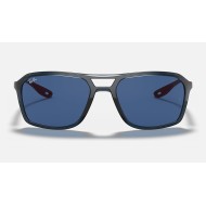 RB4329M SCUDERIA FERRARI COLLECTION
Lenses: Dark Blue Classic  +  Frame: Blue