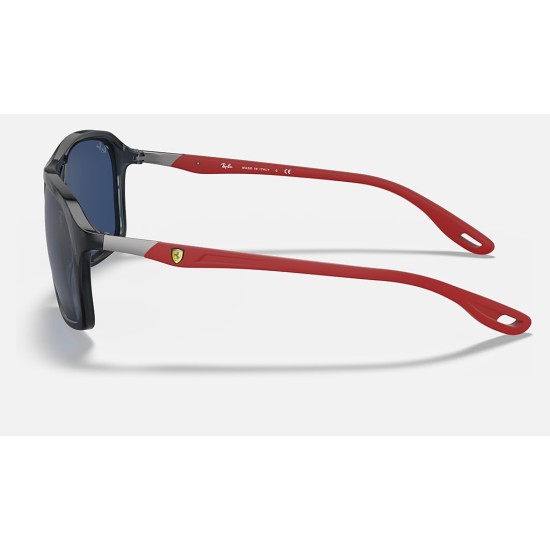 RB4329M SCUDERIA FERRARI COLLECTION
Lenses: Dark Blue Classic  +  Frame: Blue