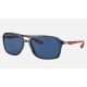 RB4329M SCUDERIA FERRARI COLLECTION
Lenses: Dark Blue Classic  +  Frame: Blue