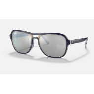 STATE SIDE MIRROR EVOLVE
Lenses: Grey/Blue Photochromic Mirror  +  Frame: Light Blue