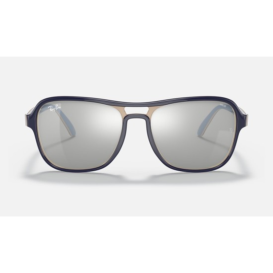 STATE SIDE MIRROR EVOLVE
Lenses: Grey/Blue Photochromic Mirror  +  Frame: Light Blue