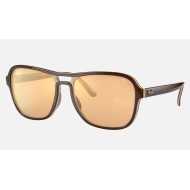 STATE SIDE MIRROR EVOLVE
Lenses: Orange Photochromic Mirror  +  Frame: Dark Brown