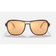 STATE SIDE MIRROR EVOLVE
Lenses: Orange Photochromic Mirror  +  Frame: Dark Brown