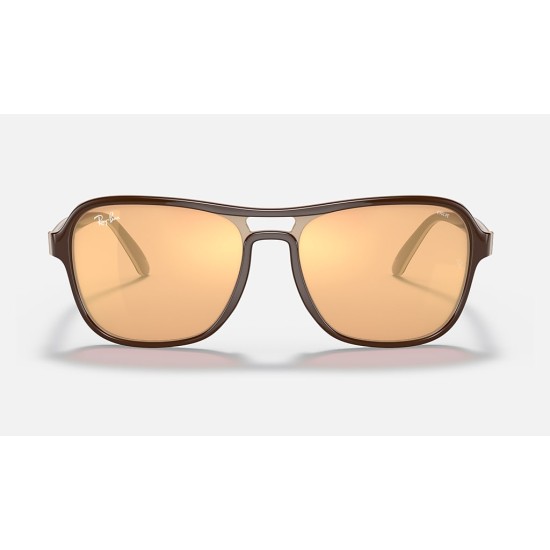 STATE SIDE MIRROR EVOLVE
Lenses: Orange Photochromic Mirror  +  Frame: Dark Brown