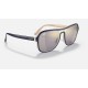 STATE SIDE MIRROR EVOLVE
Lenses: Dark Grey/Gold Photochromic Mirror  +  Frame: Blue