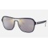 STATE SIDE MIRROR EVOLVE
Lenses: Dark Grey/Gold Photochromic Mirror  +  Frame: Blue
