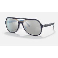 POWDERHORN MIRROR EVOLVE
Lenses: Grey/Blue Photochromic Mirror  +  Frame: Light Blue