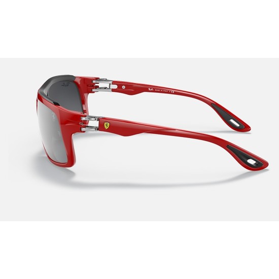 RB4364M SCUDERIA FERRARI COLLECTION
Lenses: Grey Mirror  +  Frame: Red