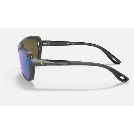 RB4365M SCUDERIA FERRARI COLLECTION
Lenses: Blue Mirror  +  Frame: Grey