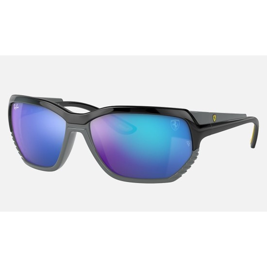 RB4366M SCUDERIA FERRARI COLLECTION
Lenses: Blue Mirror  +  Frame: Black