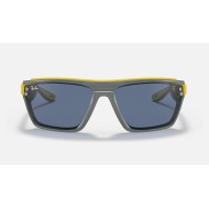 RB4370M SCUDERIA FERRARI COLLECTION
Lenses: Dark Blue Classic  +  Frame: Yellow