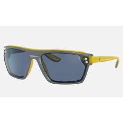 RB4370M SCUDERIA FERRARI COLLECTION
Lenses: Dark Blue Classic  +  Frame: Yellow