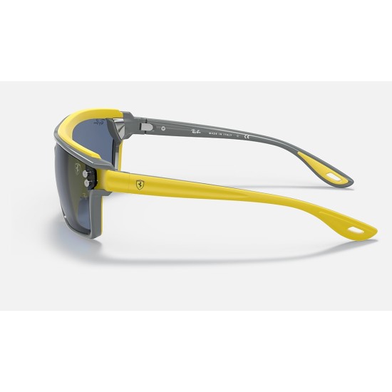 RB4370M SCUDERIA FERRARI COLLECTION
Lenses: Dark Blue Classic  +  Frame: Yellow