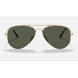 AVIATOR TITANIUMLenses: Green Classic  +  Frame: Gold