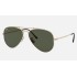 AVIATOR TITANIUMLenses: Green Classic  +  Frame: Gold