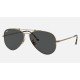 AVIATOR TITANIUMLenses: Grey Classic  +  Frame: Antique Gold