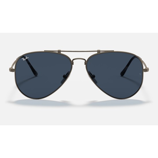 AVIATOR TITANIUMLenses: Blue Classic  +  Frame: Pewter
