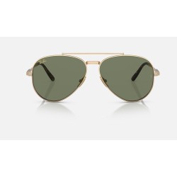 AVIATOR II TITANIUM
Lenses: Green Classic  +  Frame: Gold