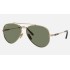AVIATOR II TITANIUM
Lenses: Green Classic  +  Frame: Gold