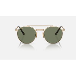 ROUND II TITANIUM
Lenses: Green Classic  +  Frame: Gold