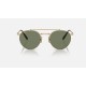 ROUND II TITANIUM
Lenses: Green Classic  +  Frame: Gold