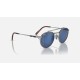 ROUND II TITANIUM
Lenses: Grey Blue Mirror  +  Frame: Silver