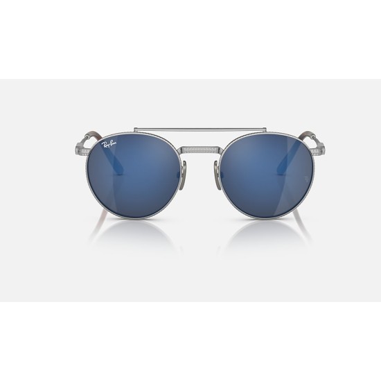ROUND II TITANIUM
Lenses: Grey Blue Mirror  +  Frame: Silver