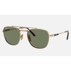 FRANK II TITANIUM
Lenses: Green Classic  +  Frame: Gold