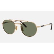 JACK II TITANIUM
Lenses: Green Classic  +  Frame: Gold