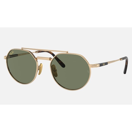 JACK II TITANIUM
Lenses: Green Classic  +  Frame: Gold