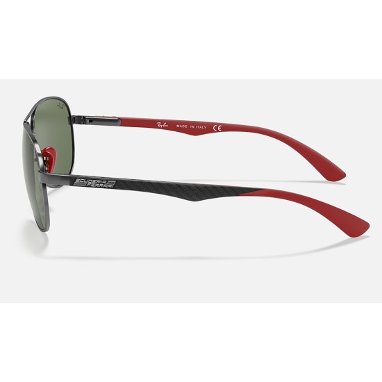 RB8313M SCUDERIA FERRARI COLLECTION
Lenses: Green Classic  +  Frame: Gunmetal