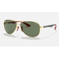 RB8313M SCUDERIA FERRARI COLLECTION
Lenses: Green Classic  +  Frame: Gold