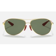 RB8313M SCUDERIA FERRARI COLLECTION
Lenses: Green Classic  +  Frame: Gold