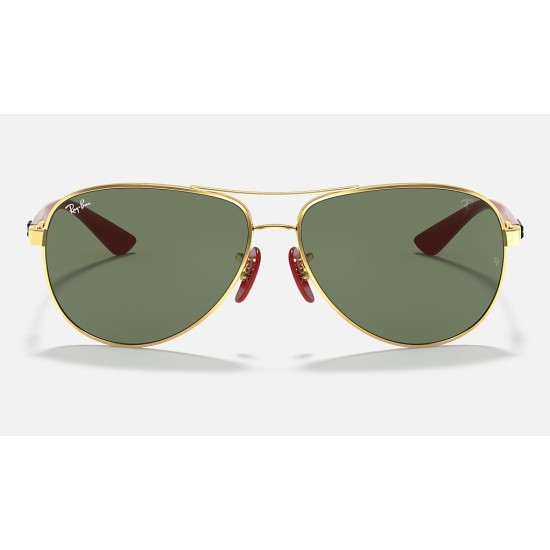 RB8313M SCUDERIA FERRARI COLLECTION
Lenses: Green Classic  +  Frame: Gold