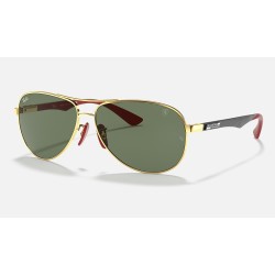RB8313M SCUDERIA FERRARI COLLECTION
Lenses: Green Classic  +  Frame: Gold