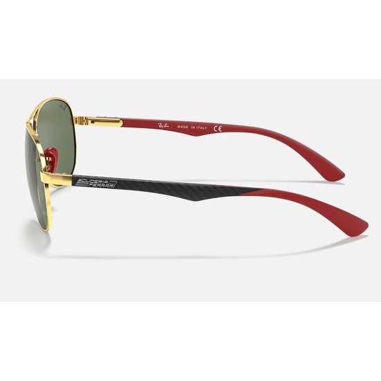 RB8313M SCUDERIA FERRARI COLLECTION
Lenses: Green Classic  +  Frame: Gold