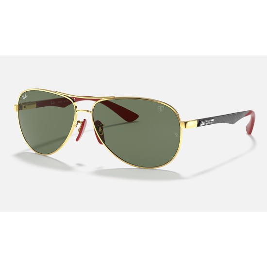 RB8313M SCUDERIA FERRARI COLLECTION
Lenses: Green Classic  +  Frame: Gold