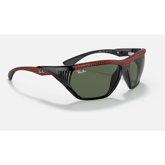 RB8359M SCUDERIA FERRARI COLLECTION
Lenses: Green Classic G-15  +  Frame: Black