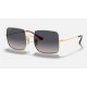 SQUARE 1971 CLASSIC
Lenses: Polarized Blue/Grey Gradient  +  Frame: Gold