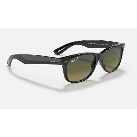 RBP2132 NEW WAYFARER @CollectionLenses: Polarized Blue/Green Gradient  +  Frame: Black
