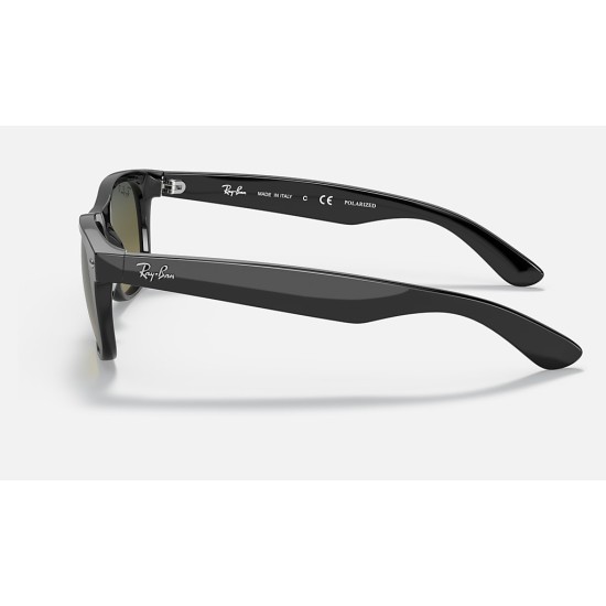 RBP2132 NEW WAYFARER @CollectionLenses: Polarized Blue/Green Gradient  +  Frame: Black