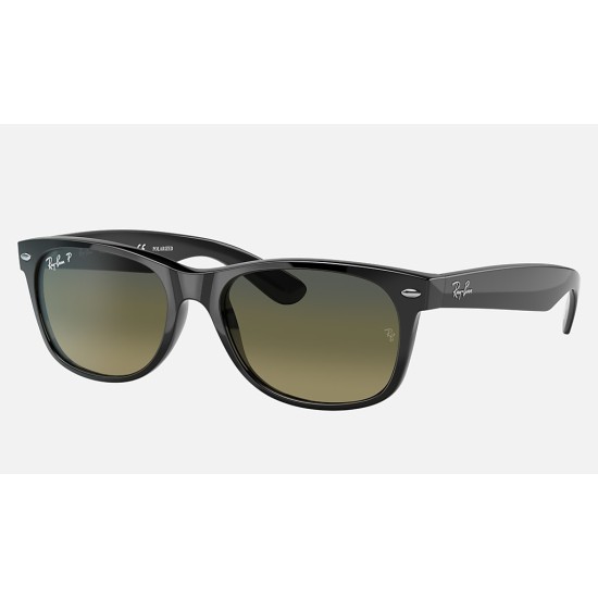 RBP2132 NEW WAYFARER @CollectionLenses: Polarized Blue/Green Gradient  +  Frame: Black