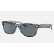 NEW WAYFARER CLASSIC
Lenses: Polarized Polarized Blue Classic  +  Frame: Transparent Grey
